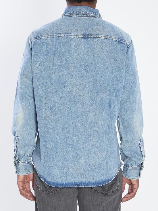 25FW 아미 데님 셔츠 USH786DE0056 480 BLUE - AMI