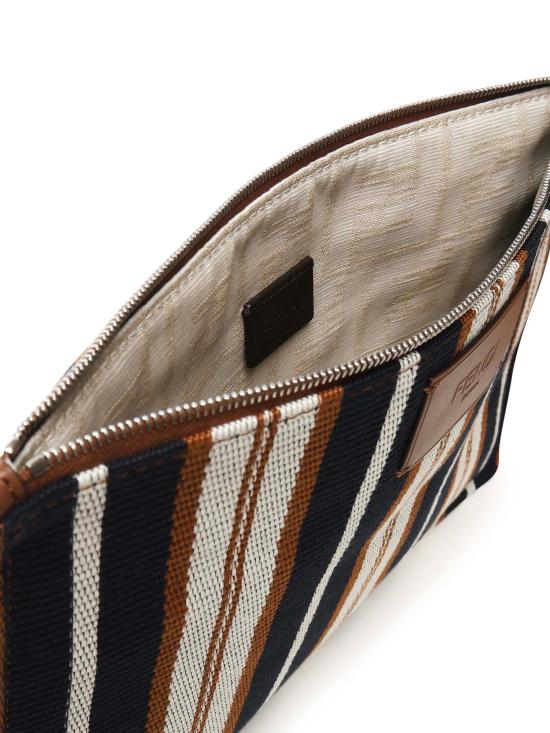 25SS 펜디 클러치/파우치 7N0158 AUGXF1SCR BLUE WALNUT - FENDI