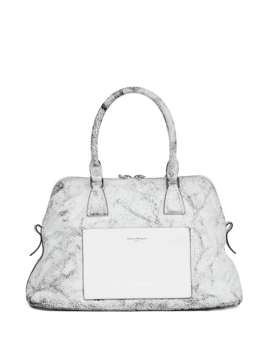 25FW 마르지엘라 5AC 미디움 토트백 SB1WG0074P8568 H9672 WHITE BLACK - MAISON MARGIELA