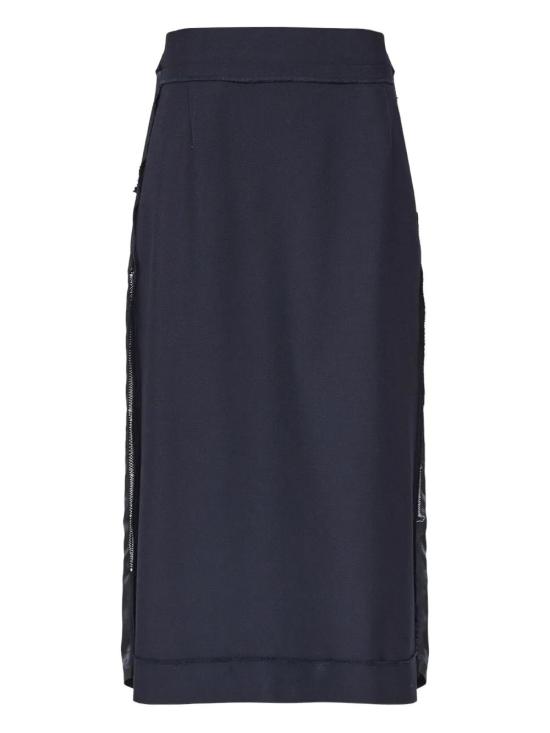 25FW 마르지엘라 스커트 S51ME0045MTN107 524 BLUE NAVY BLUE
