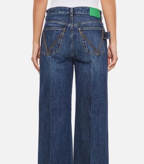  보테가베네타 스트레이트 팬츠 771871V2J804715 MID BLUE - BOTTEGA VENETA