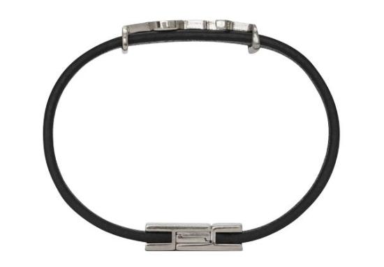 24FW 생로랑 팔찌 7088150IH0E1000 BLACK - SAINT LAURENT
