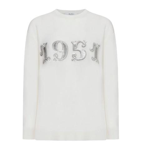  막스마라 플라타 스웨터 2421366222600PLATA044 WHITE - MAX MARA