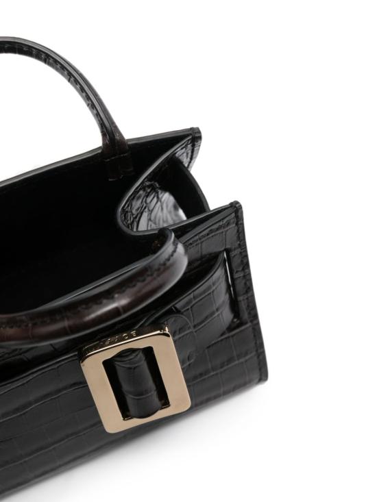  보위 토트백 BOBBYCHARMCROCEMBOSSEDCSCSDBLACK - BOYY