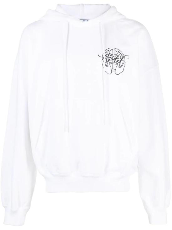 25SS 오프화이트 긴팔 티셔츠 OMBB110S23FLE003 0110 White