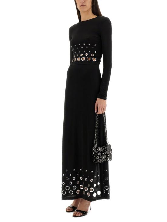 25SS 파코라반 긴팔 티셔츠 25PJTO047CU0014 P001 Black - PACO RABANNE