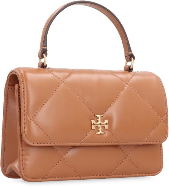 25FW 토리버치 키라 다이아몬드 퀼트 체인 숄더백 158326 201 Brown - TORY BURCH