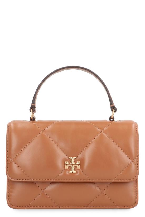 25FW 토리버치 키라 다이아몬드 퀼트 체인 숄더백 158326 201 Brown