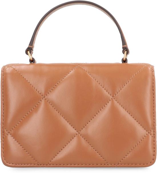 25FW 토리버치 키라 다이아몬드 퀼트 체인 숄더백 158326 201 Brown - TORY BURCH
