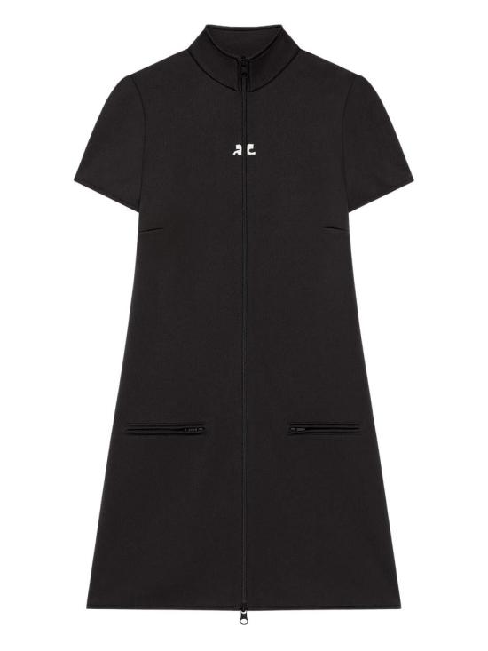 25FW 쿠레쥬 숏 원피스 325JRO686JS02509999 Black