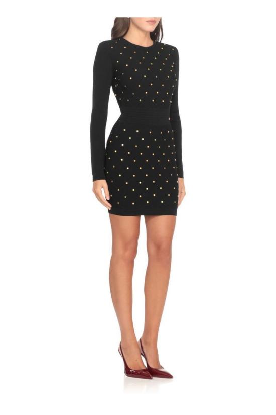 25FW 엘리자베타프랜치 숏 원피스 AM25S57E2110 Black - ELISABETTA FRANCHI