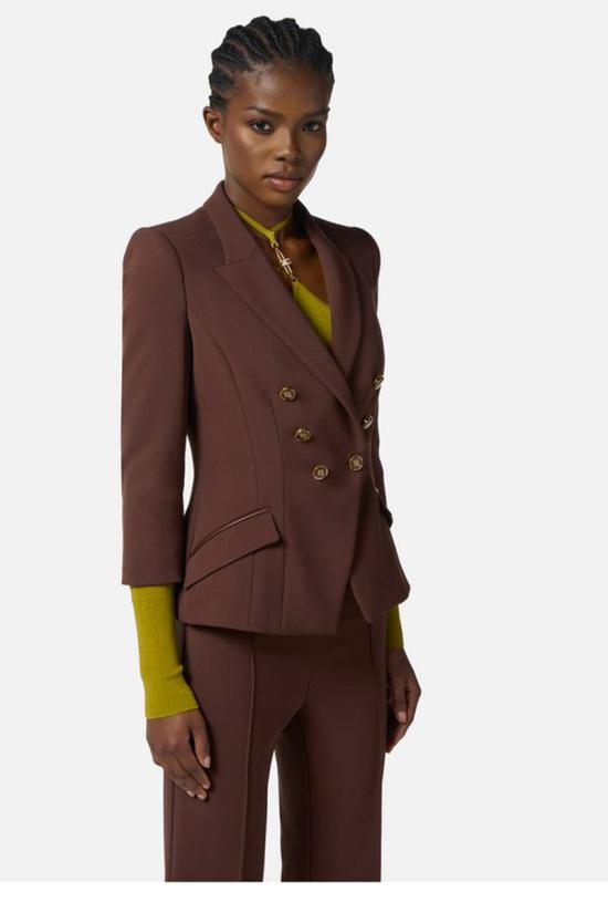 25FW 엘리자베타프랜치 자켓 GI17456E2EA3 BROWN - ELISABETTA FRANCHI