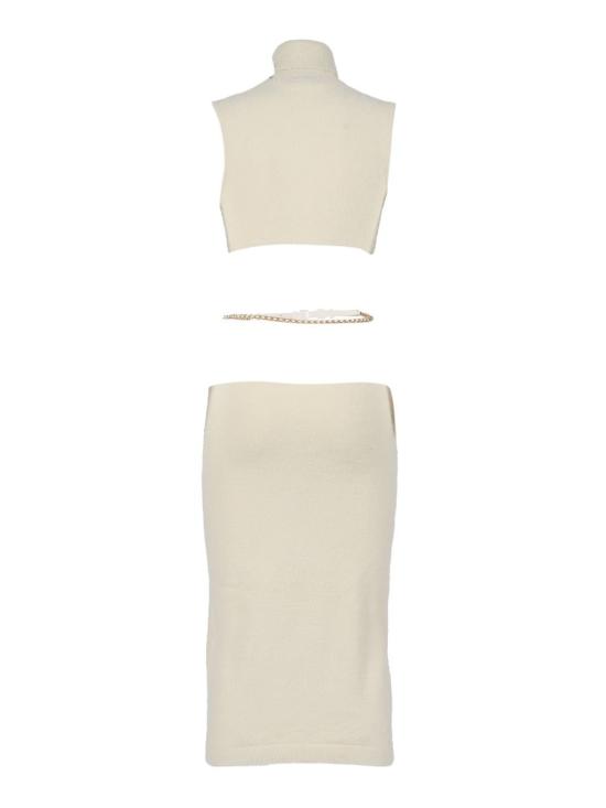 25FW 엘리자베타프랜치 미디 원피스 AM37T57E2 DZ9 238337 WHITE - ELISABETTA FRANCHI