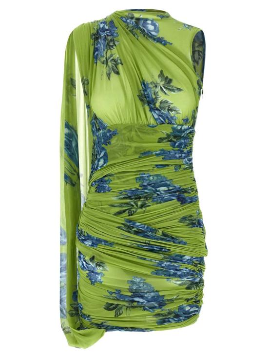 25FW 마그다뷰트림 숏 원피스 251725GREEN