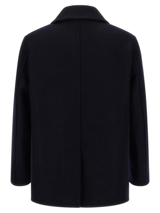  버버리 울 피코트 8115005NAVY BLUE - BURBERRY