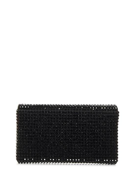 25FW 아미나 무아디 클러치/파우치 SUPERAMINIPALOMABLACKJETBLACK Black - AMINA MUADDI