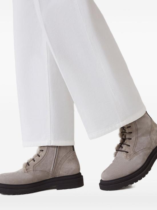 25FW 브루넬로 쿠치넬리 부츠 MZSFG3123 C5859 White - BRUNELLO CUCINELLI