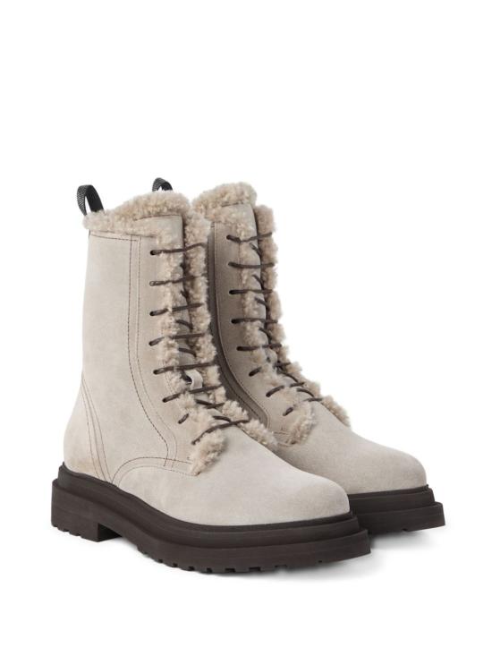 25FW 브루넬로 쿠치넬리 부츠 MZSFG3123 C5859 White - BRUNELLO CUCINELLI