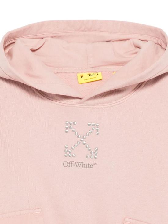 25FW [키즈] 오프화이트 티셔츠 OGBB00BF25FLE001 3B07 ROSE PINK - OFF WHITE