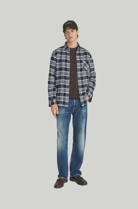 25FW 로이로져스 긴팔 셔츠 RRU90059 CQ19 1510 0001 Blue - ROY ROGER'S