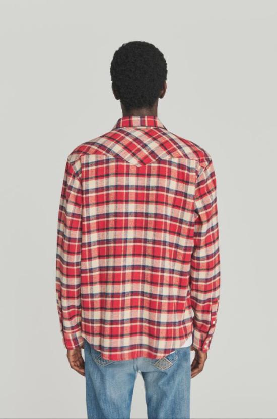 25FW 로이로져스 긴팔 셔츠 RRU148 CQ19 1510 0159 Red - ROY ROGER'S