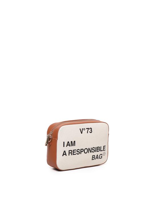 25FW 브이73 크로스백 73BS6AF04 RESPONSIBILITY BISNATURALE CUO Natural tan - V73