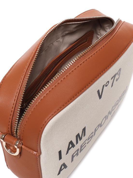 25FW 브이73 크로스백 73BS6AF04 RESPONSIBILITY BISNATURALE CUO Natural tan - V73