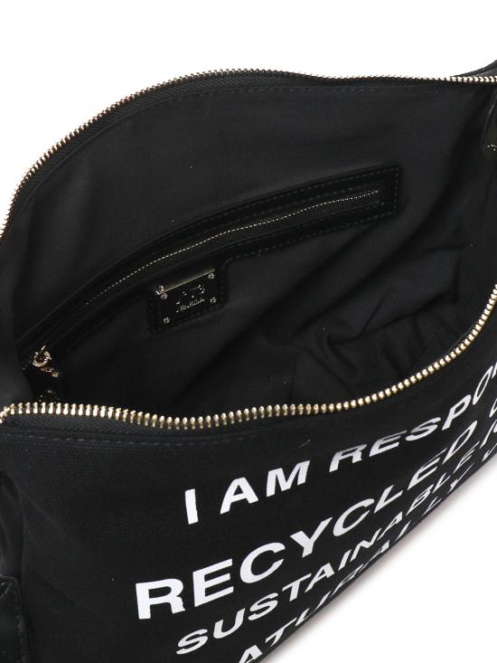 25FW 브이73 클러치/파우치 73BE7V1568 RESPONSIBILITY BEAUTNERO BIANC Black - V73