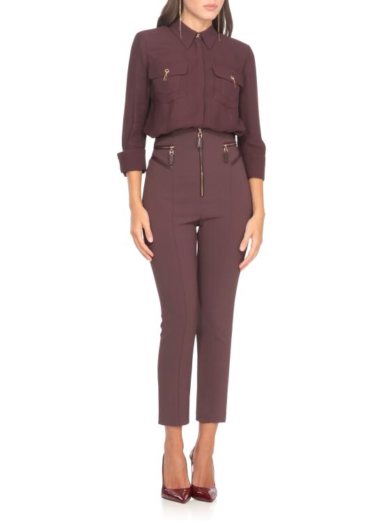 25FW 엘리자베타프랜치 셔츠 CA12256E2 EA4 Bordeaux - ELISABETTA FRANCHI