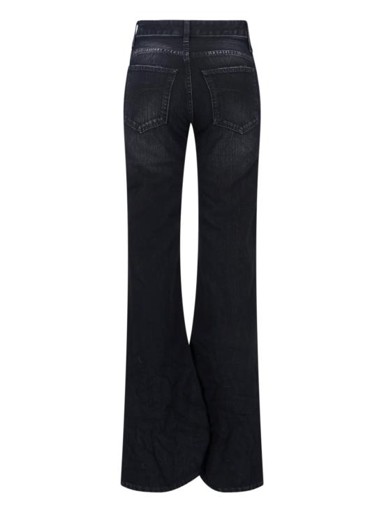 25FW 발렌시아가 와이드 레그 팬츠 852328 TTW67 1037 Black - BALENCIAGA