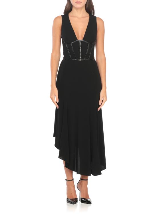 25FW 엘리자베타프랜치 미디 원피스 AB88157E2 110 Black - ELISABETTA FRANCHI