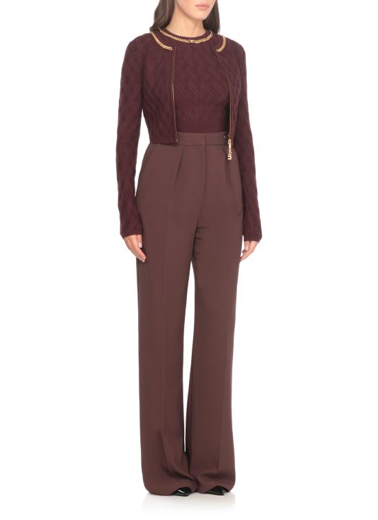 25FW 엘리자베타프랜치 민소매 티셔츠 TK60B56E2 EA4 Bordeaux - ELISABETTA FRANCHI