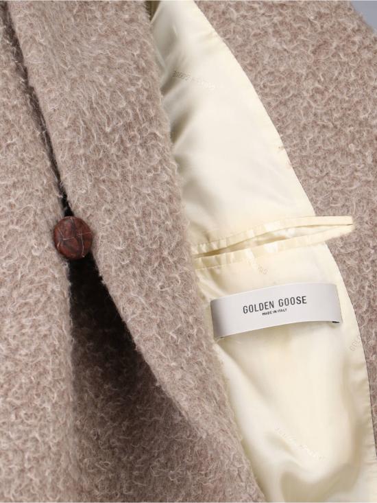 25FW 골든구스 코트 GWP02319 P002091 60407 Beige - GOLDEN GOOSE
