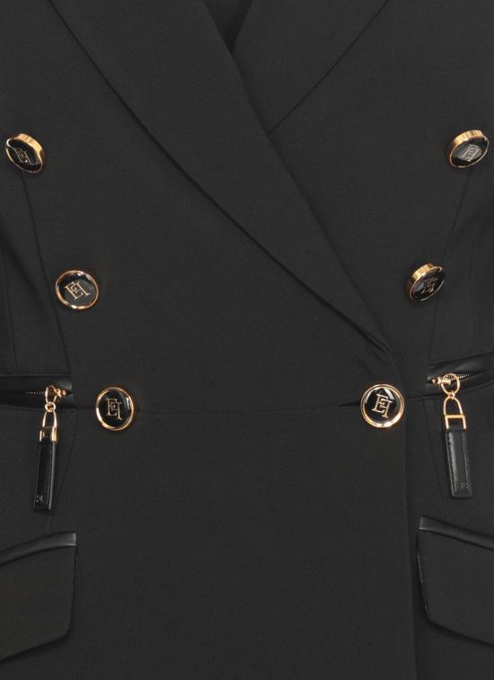 25FW 엘리자베타프랜치 수트 자켓 GI17256E2 110 Black - ELISABETTA FRANCHI