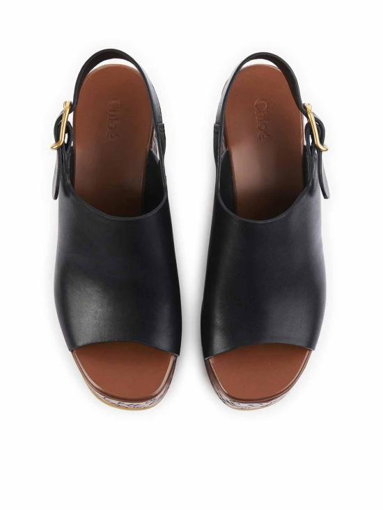 25FW 끌로에 샌들 CHC25U10GLU001 Black - CHLOE