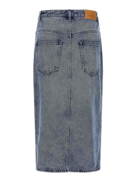  이자벨마랑 데님 스커트 JU0045FBB1H07I30LU Blue - ISABEL MARANT