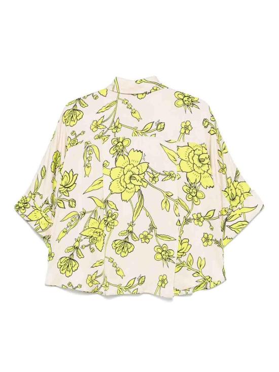 25SS 리우조 블라우스 CA5381TS074M9213 Yellow - LIU JO