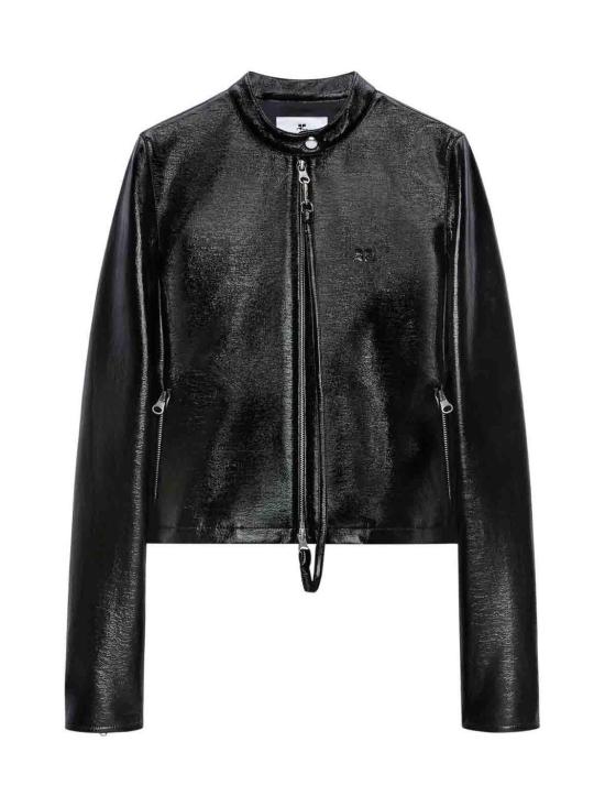  쿠레쥬 가죽 자켓 125CBL257VY00149999 Black