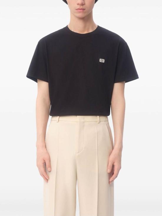 25FW 발렌티노 가라바니 반팔 티셔츠 VMG10VAQ80NO Black - VALENTINO GARAVANI