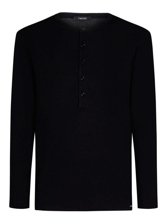 27SS 톰포드 긴팔 티셔츠 T4M151040002 Black