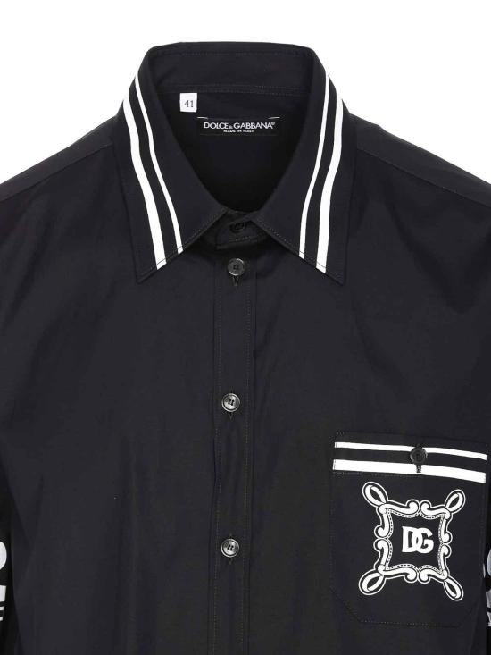  돌체앤가바나 반팔 셔츠 G5LG9TGI960N0000 Black - DOLCE & GABBANA