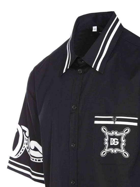  돌체앤가바나 반팔 셔츠 G5LG9TGI960N0000 Black - DOLCE & GABBANA