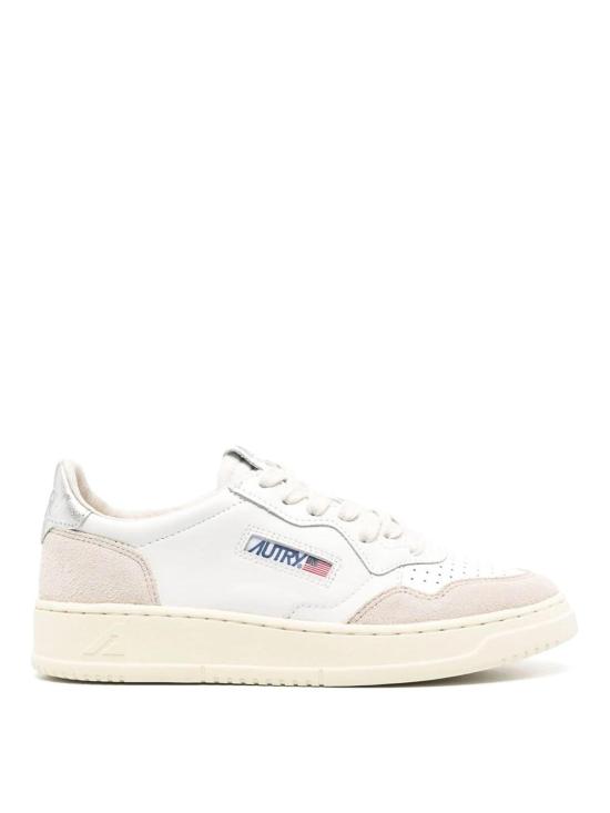 26SS 오트리 메달리스트 로우 레더 스니커즈 AULWLS74 White