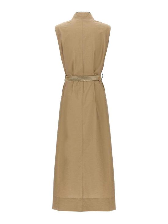  브루넬로 쿠치넬리 롱 원피스 M0F79AEG63C8704 Beige - BRUNELLO CUCINELLI