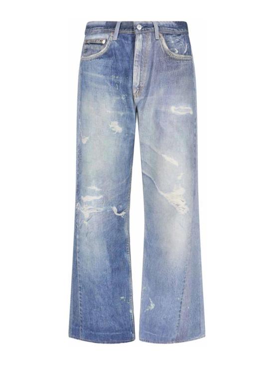  아워레가시 스트레이트 팬츠 M4205TDDDIGITALDENIMPRINT Blue