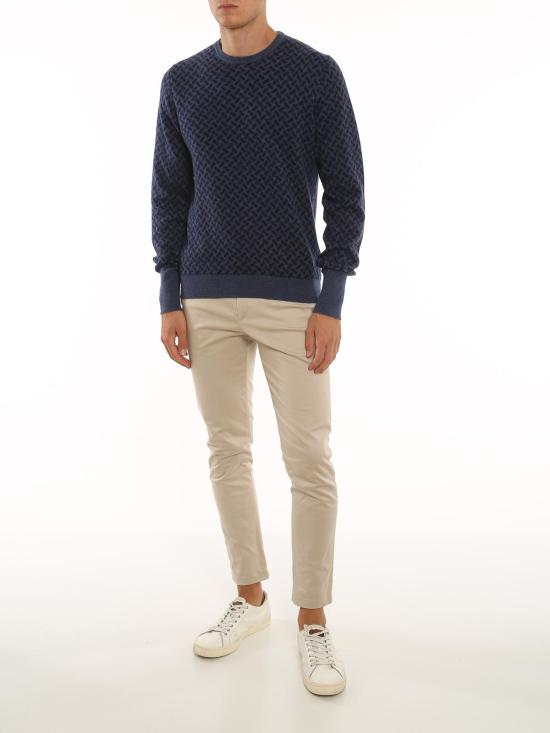 25FW 드루모어 스웨터 D2K103AI71 Blue - DRUMOHR