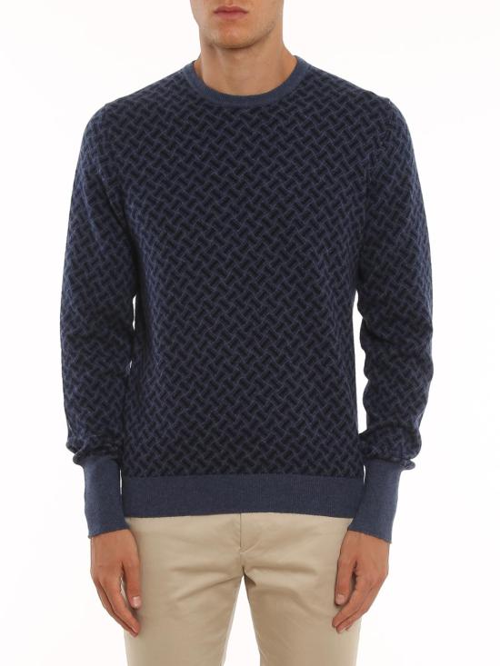 25FW 드루모어 스웨터 D2K103AI71 Blue - DRUMOHR