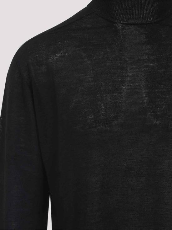 25FW 릭 오웬스 스웨터 RU02E1626M09 Black - RICK OWENS