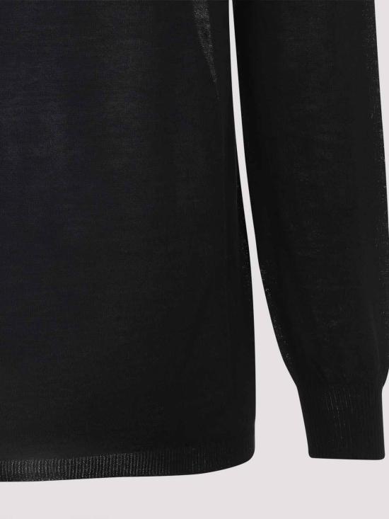 25FW 릭 오웬스 스웨터 RU02E1626M09 Black - RICK OWENS