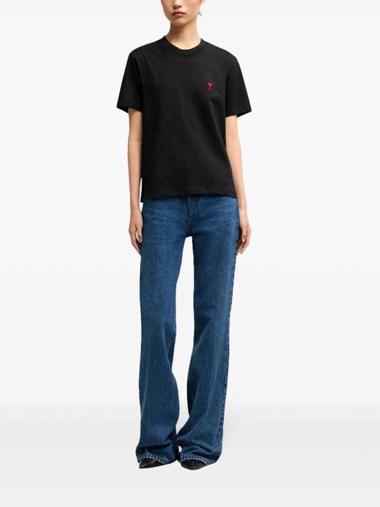 26SS 아미 반팔 티셔츠 BFUTS035724001 Black - AMI